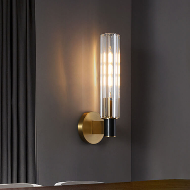 Gloriana Crystal Wall Sconce | Modernes Messing | 1/2 Lichter | Elegante Beleuchtung
