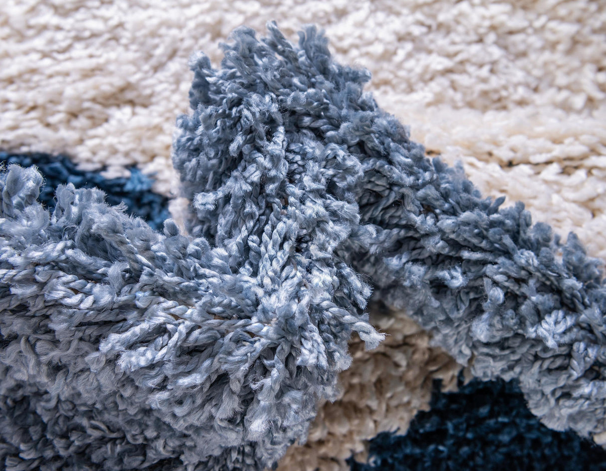 Veluvia Moderner Hochflor Teppich | Weich & Stilvoll | Perfekt für Wohnzimmer & Schlafzimmer