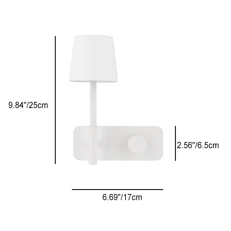 AlumaShine LED Wandleuchte | Modernes Minimalistisches Design | Aluminium | Dimmbar | Kegelschirm