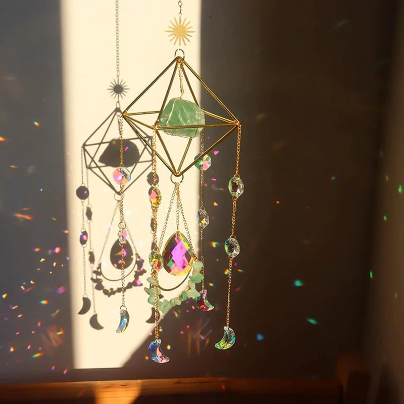 ColorPebble Dekorativer Anhänger | Bunter Kies | Handgefertigte Deko | Ideal für Zuhause & Büro