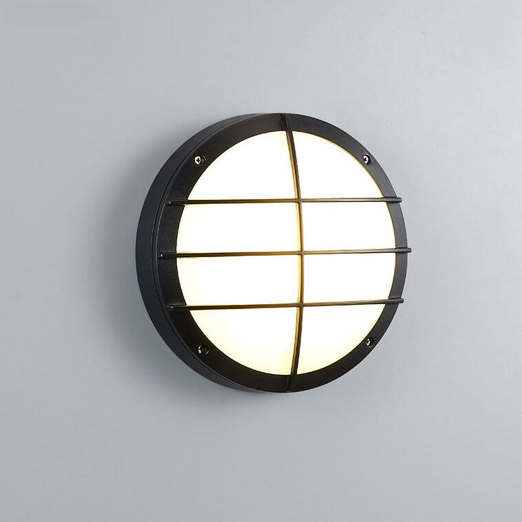 AuroVita LED Deckenleuchte | Wasserdicht | Outdoor-geeignet | Runde Form | Aluminium & Acryl