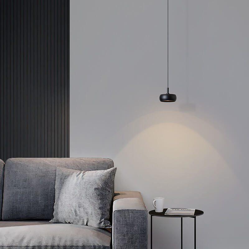 Illuro Nordic Minimalist Pendelleuchte | Aluminium-Kuppel | LED Deckenleuchte | Höhenverstellbar | Für Esszimmer & Büros