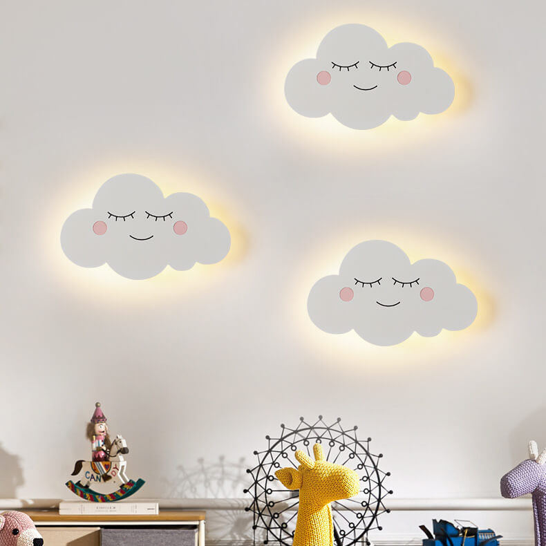 CloudLite Kreatives Emoji LED Kinder-Wandlicht | Verstellbare Lichtfarbe | Dekorative Beleuchtung