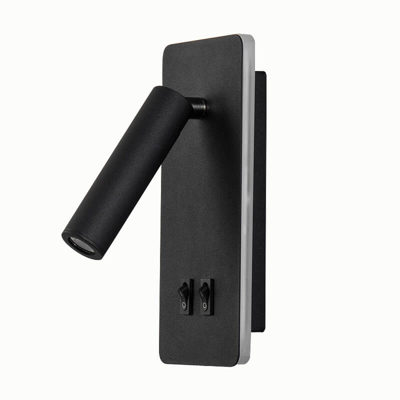 LumoSquare Nordic Minimalist LED Wandleuchte | Rotierbarer Wandstrahler | Leselicht & Dekor