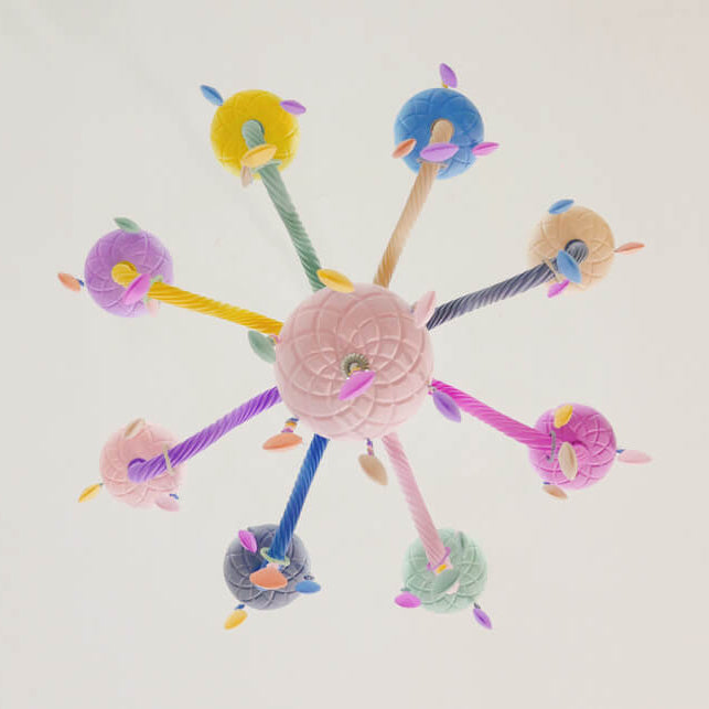 LumiÉtoile Kinder Kronleuchter | Moderner Candelabra-Stil | Kristallglas | 5-15 Lichter