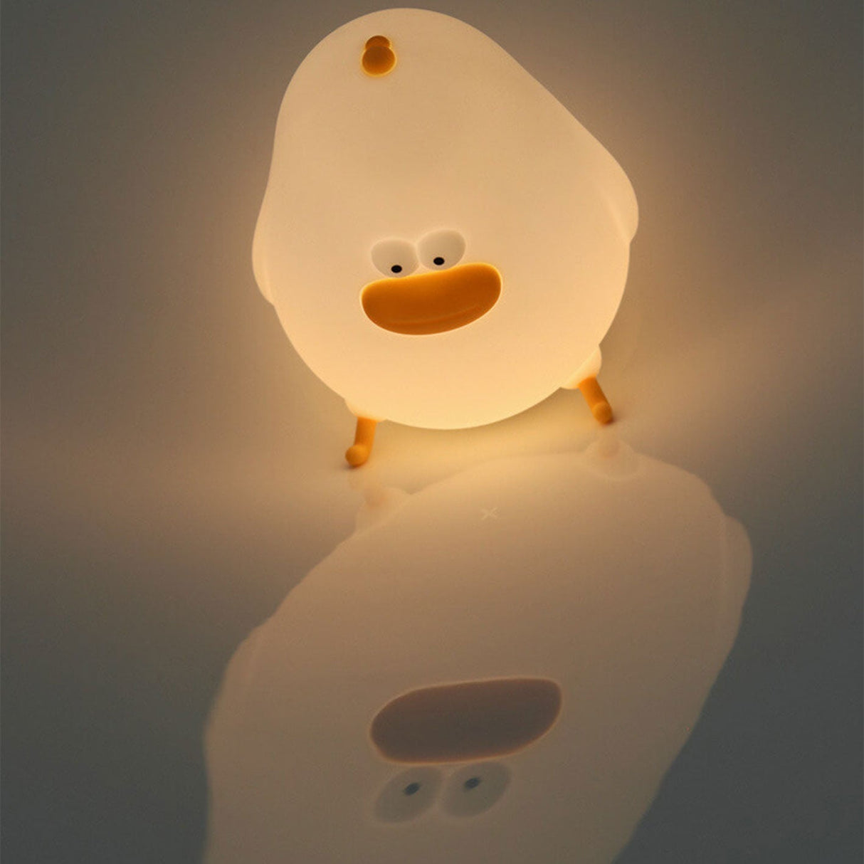 ChickieGlow LED Nachtlicht | Cartoon Silikon Küken Design | USB Tischlampe | Kinderzimmer Licht