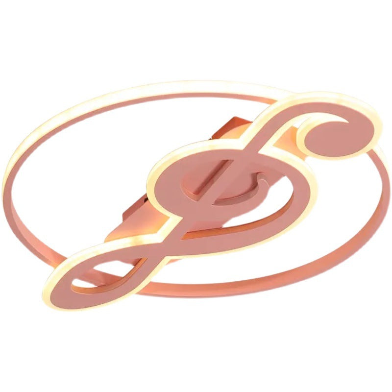 MelodiaLux LED Deckenleuchte | Nordic Design | Musiknoten Stil | Dimmbares Licht | Moderne Deckenlampe