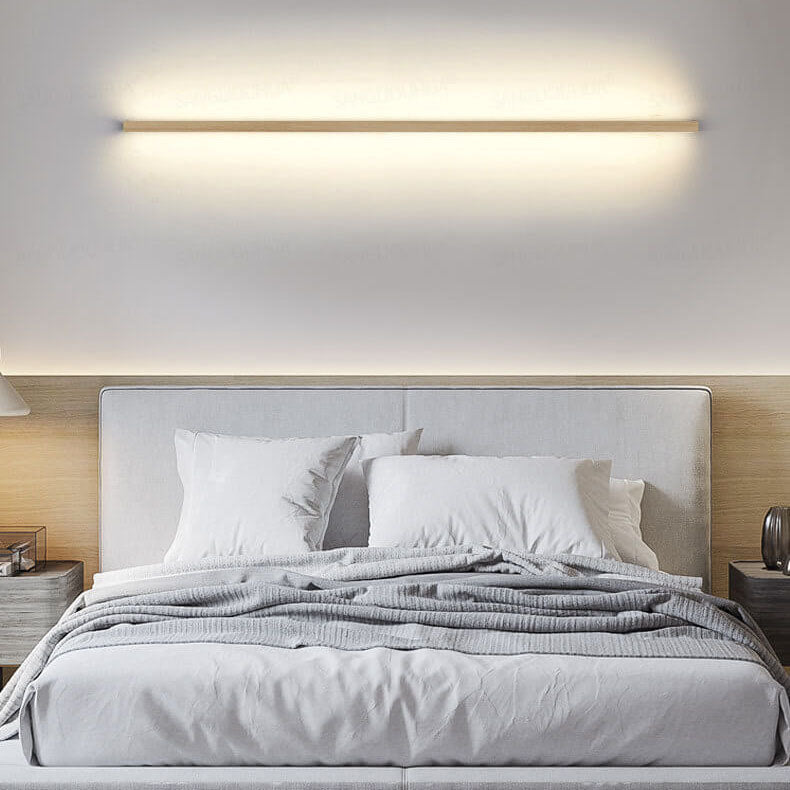 ZenBeam Japanische LED Wandleuchte | Massivholz Design | Moderne Akzentbeleuchtung