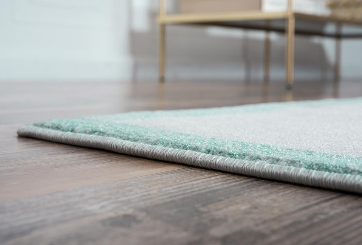 BorderLux - Moderner Teppich mit Randmuster | Zeitloses Design | Weich & Strapazierfähig