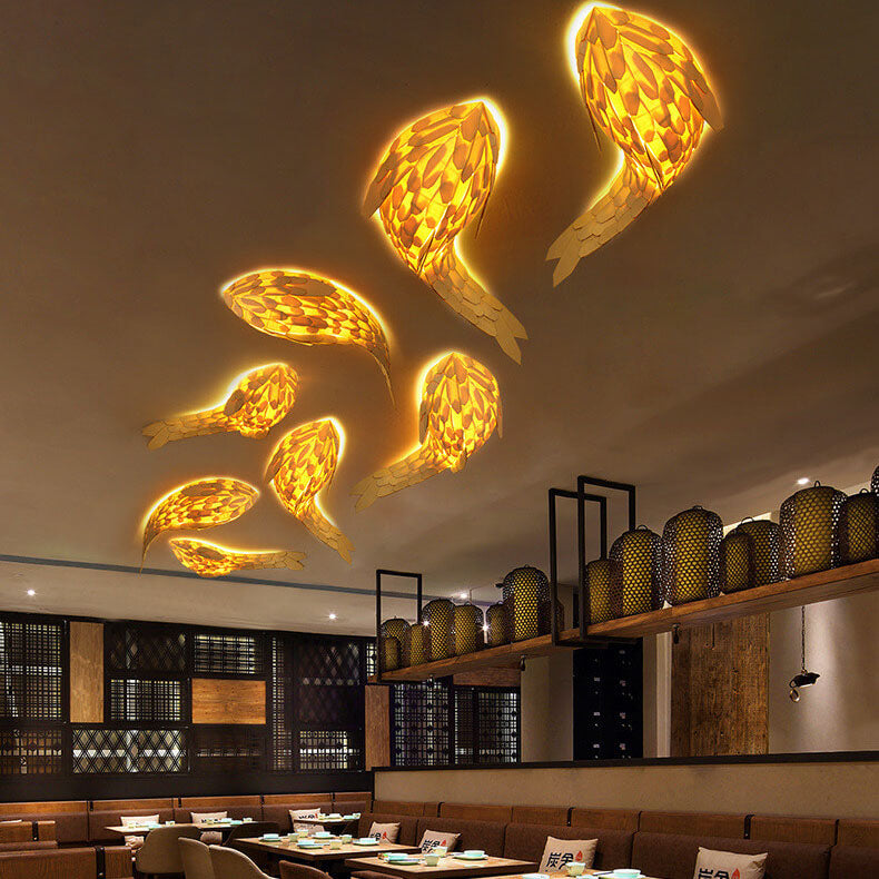 Artivion Moderne Deko-Wandleuchte aus Lindenholz | 2/4 Lichtoptionen | Elegantes Design | Perfekt für Wohnzimmer & Flur