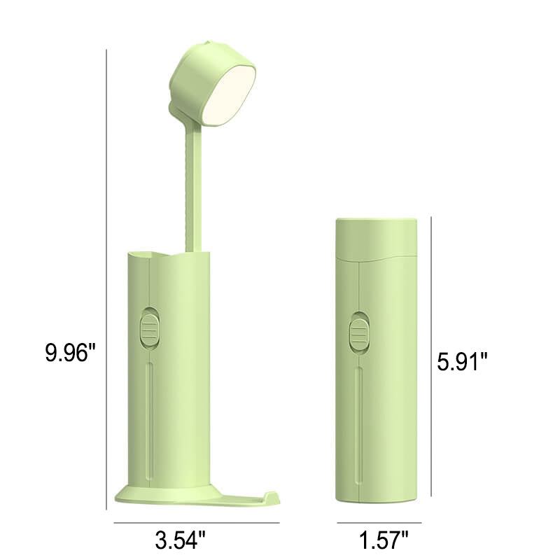 GlowMorph LED Tischlampe | Tragbare Powerbank & Taschenlampe | Höhenverstellbar | Multifunktionales Design