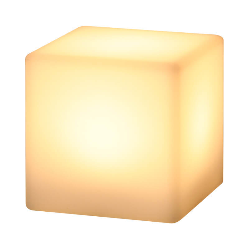 GeoGlow Kreative Geometrische LED Tischlampe | Batteriebetrieben & Fernbedienung | Nachtlicht & Dekoration