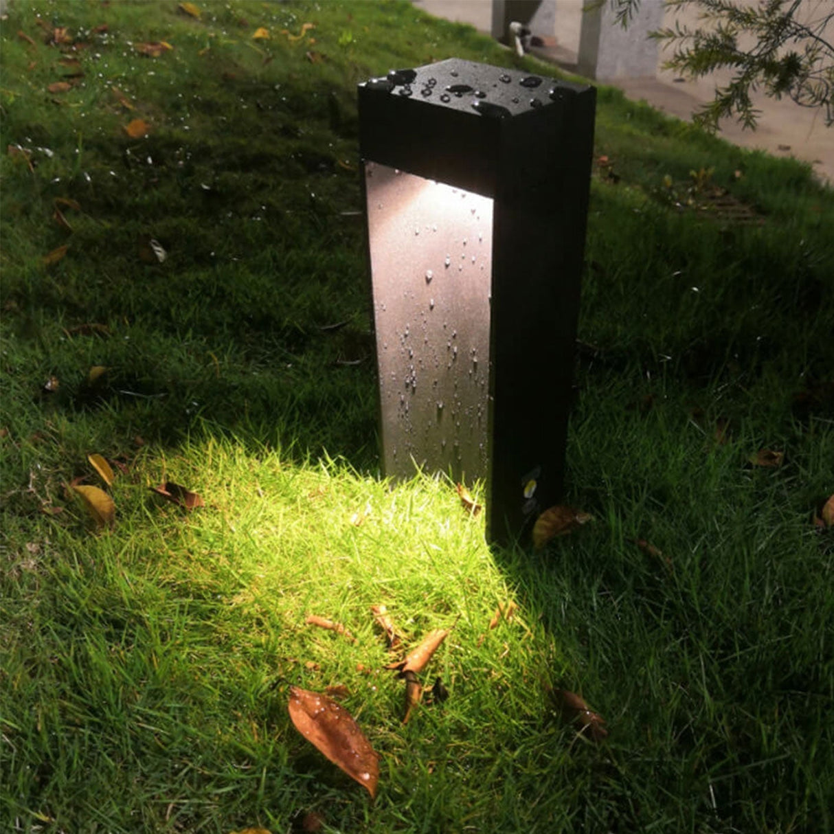 LumiPath Modern Square LED Gartenlampe | Aluminium | Outdoor Wegeleuchte | Energiesparend