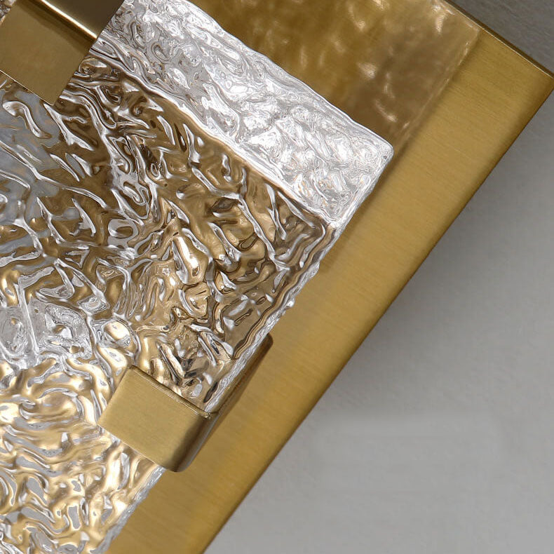 LustreNova LED Deckenleuchte | Nordic Kristallwürfel-Design | Halbaufbau für Elegantes Licht | Beleuchtung für Zuhause