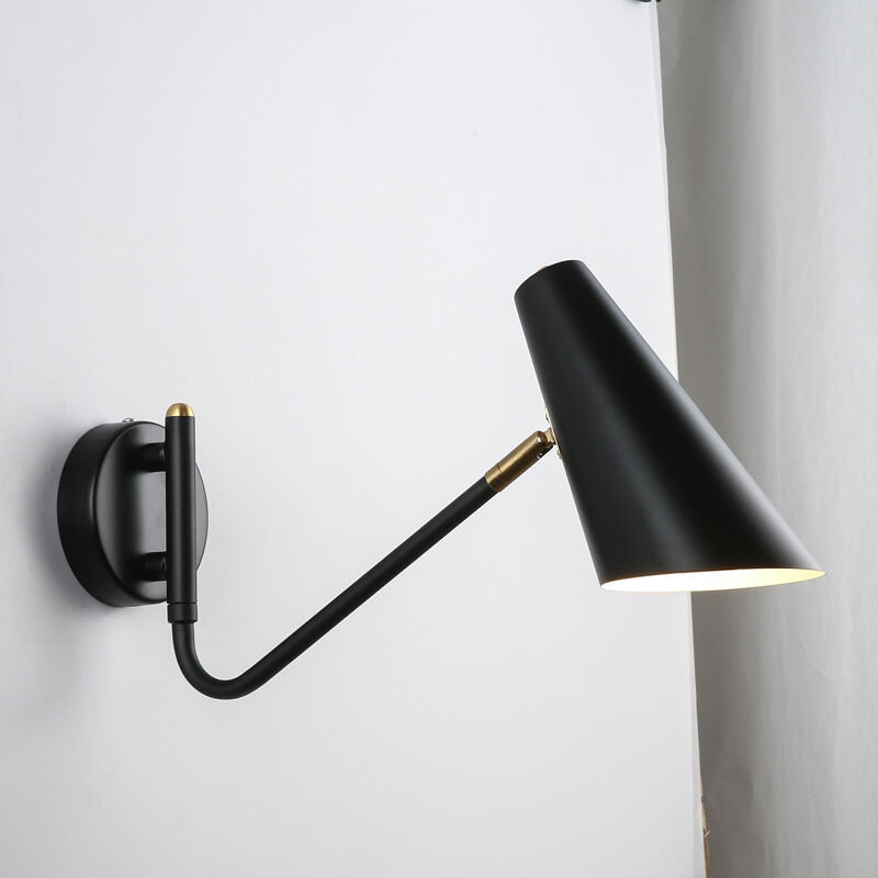 LioraFlex Drehbare Wandlampe | Nordic Design | Minimalistisch | Schwarz, Weiß oder Gold | Wandleuchte für Zuhause