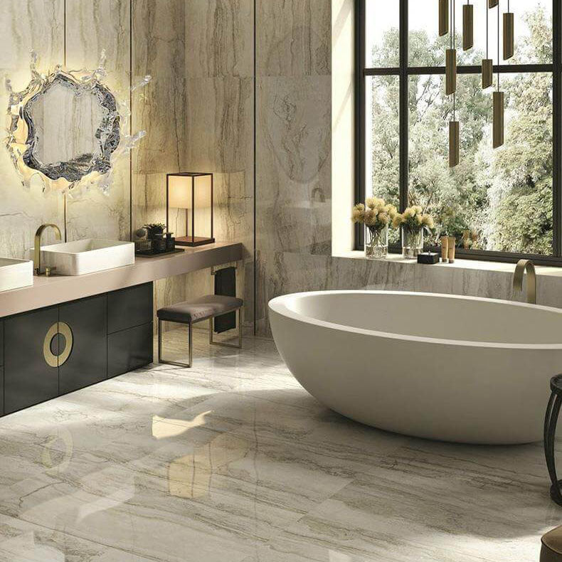 Splashora Wandleuchte | Modernes Wasserspritz-Design | Edelstahl & Acryl | LED & Dimmbar