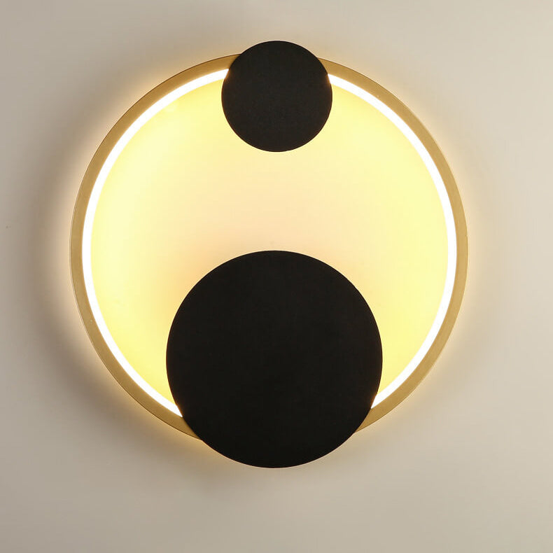 Arctuvo LED Wandleuchte | Modernes Oval- & Ringdesign | Minimalistische Wandlampe | Dimmbar