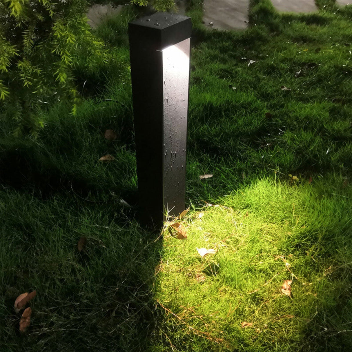 LumiPath Modern Square LED Gartenlampe | Aluminium | Outdoor Wegeleuchte | Energiesparend
