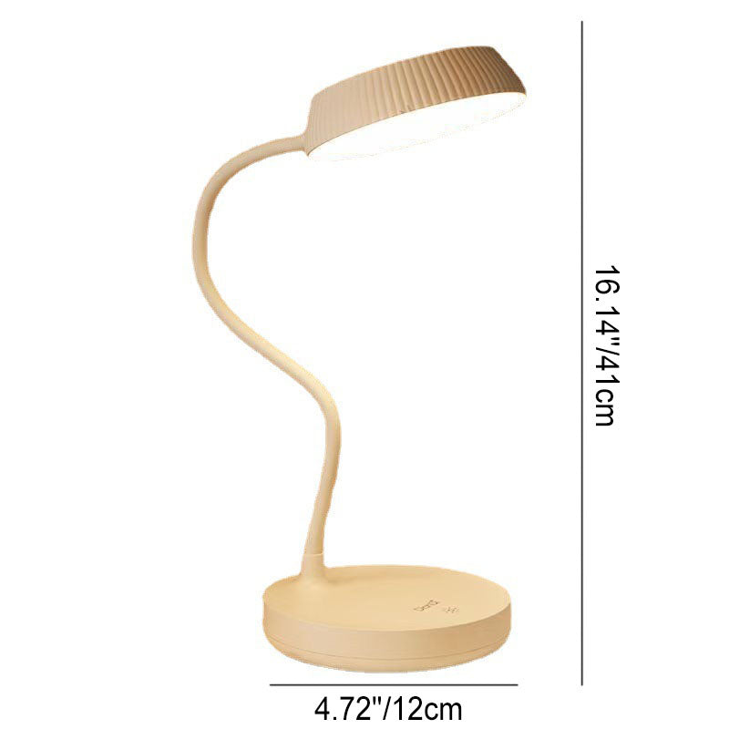 NovaPlume LED Tischlampe | Nordic Minimalist Design | Touch-Funktion | Augenfreundlich | USB-Anschluss