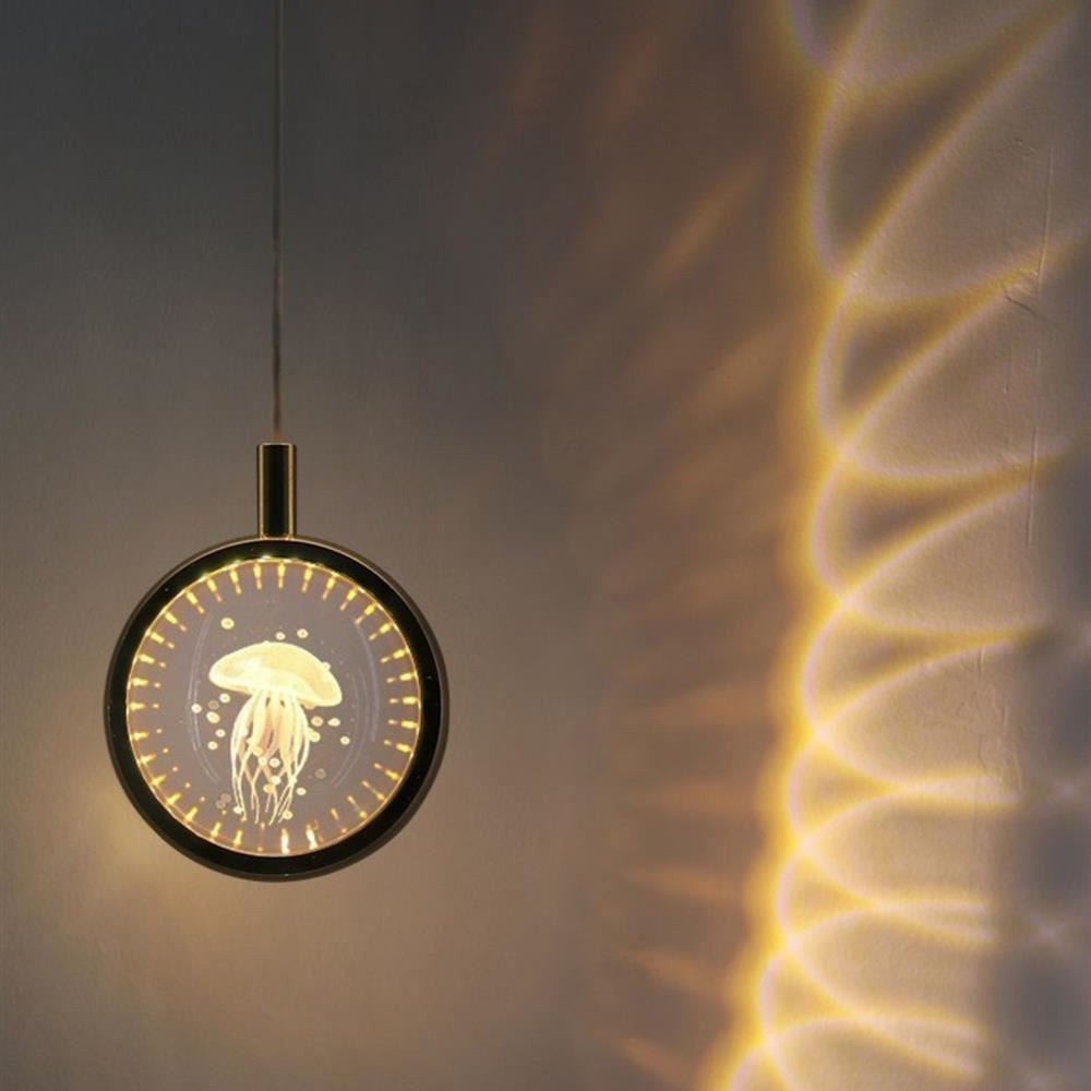 LuminSphere LED Pendelleuchte | Aluminium-Kristall-Design | Modern & Minimalistisch | Für Schlafzimmer & Esszimmer