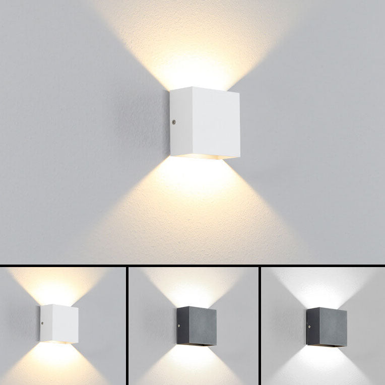 AeroLume LED Wandleuchte | Minimalistisches Aluminiumdesign | Warm- & Weißlicht | 6W & 12W
