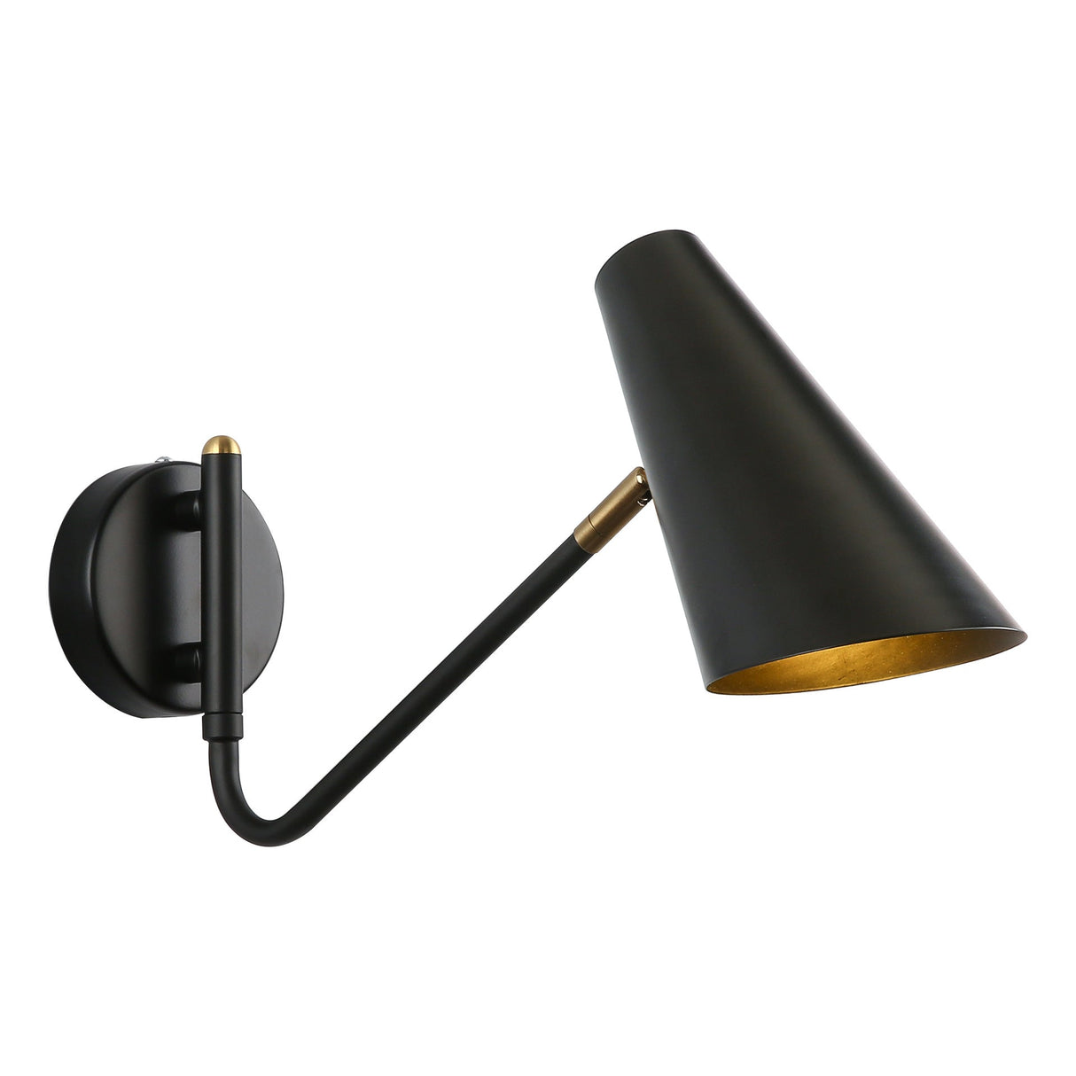 LioraFlex Drehbare Wandlampe | Nordic Design | Minimalistisch | Schwarz, Weiß oder Gold | Wandleuchte für Zuhause