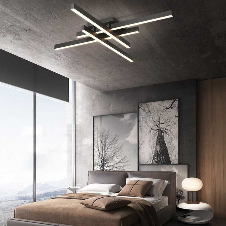 LumenArc Geometrische LED Deckenleuchte | Minimalistisches Design | Energiesparend | Perfekt für Zuhause & Büro