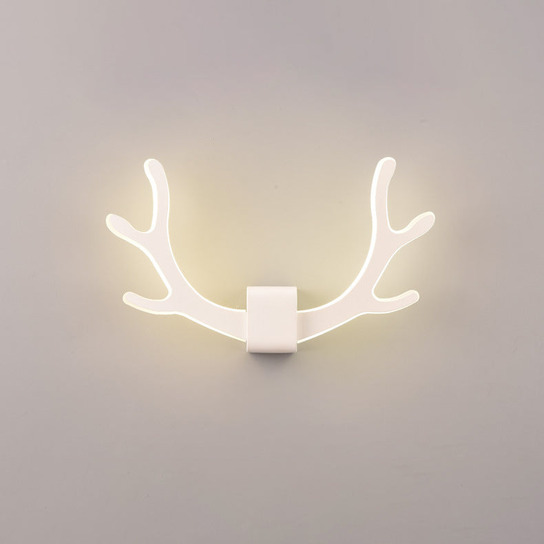 LumiAntler LED Wandleuchte | Nordisches Geweihdesign | Modernes Acryl | Warmes & Kaltes Licht | Kreative Wandlampe