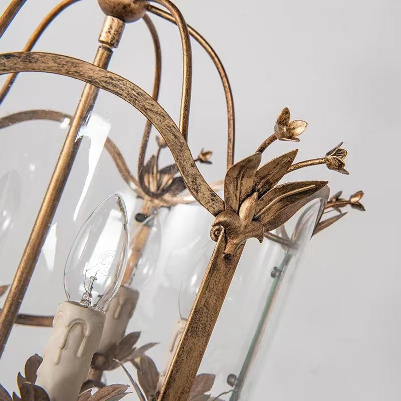 Vintessa Kristall Pendelleuchte | Blumenmuster | 3/6-flammige Beleuchtung | Elegantes Design für Wohnzimmer