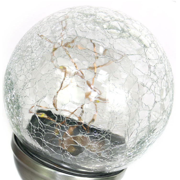 Lumevora Solar Gartenleuchte | Farbige LED Rundkopf-Lampe | Solarbetrieben | Landschaftslicht für Rasen & Wege