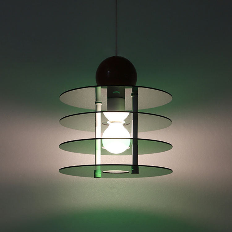 Aurova Nordic Acryl Pendelleuchte | Farbige Hängeleuchte | Modernes Design für Schlafzimmer & Wohnbereiche