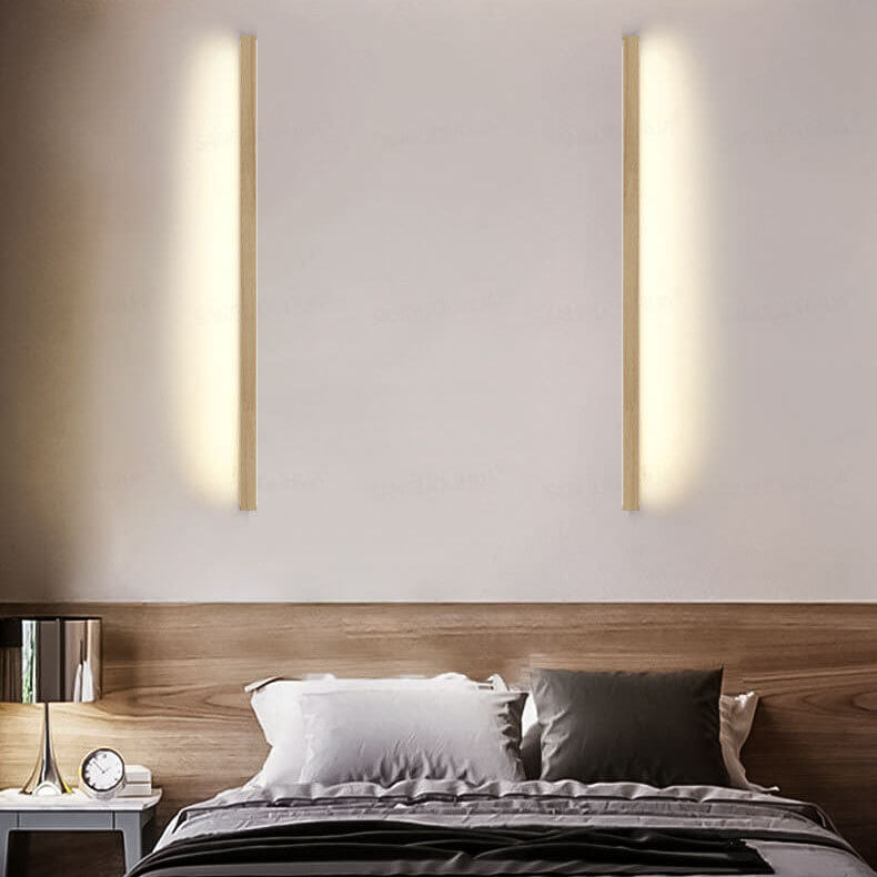 ZenBeam Japanische LED Wandleuchte | Massivholz Design | Moderne Akzentbeleuchtung