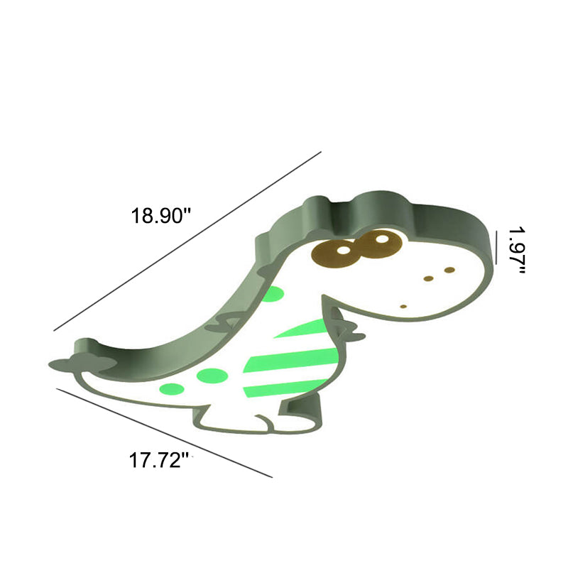 DinoBright LED Deckenleuchte | Kreatives Dinosaurier-Design | Kinderzimmerlampe | Warm- & Weißlicht | Dimmbar