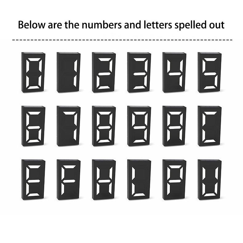 LumenSign Solar LED Wandleuchte | Türschild mit RGB-Beleuchtung | Außenleuchte | Modernes Design