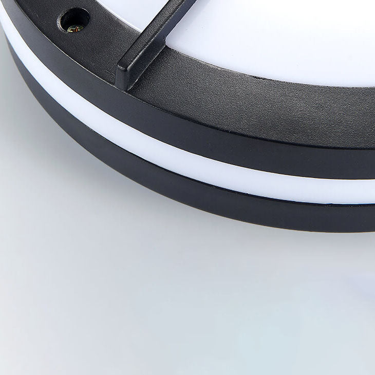 AuroVita LED Deckenleuchte | Wasserdicht | Outdoor-geeignet | Runde Form | Aluminium & Acryl