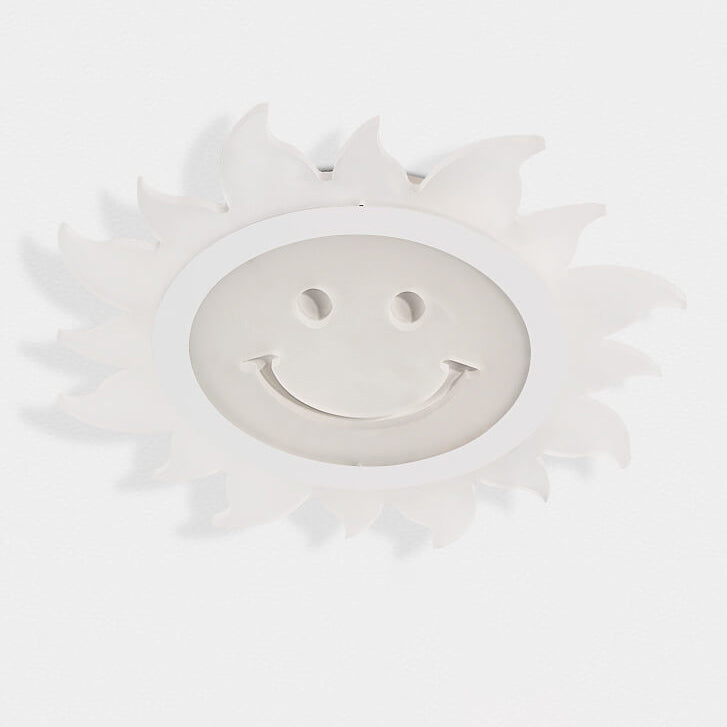 SunnyGlow Smiley LED Deckenleuchte | Cartoon Design | Warm- & Weißlicht | Dimmbar | Kinderzimmer