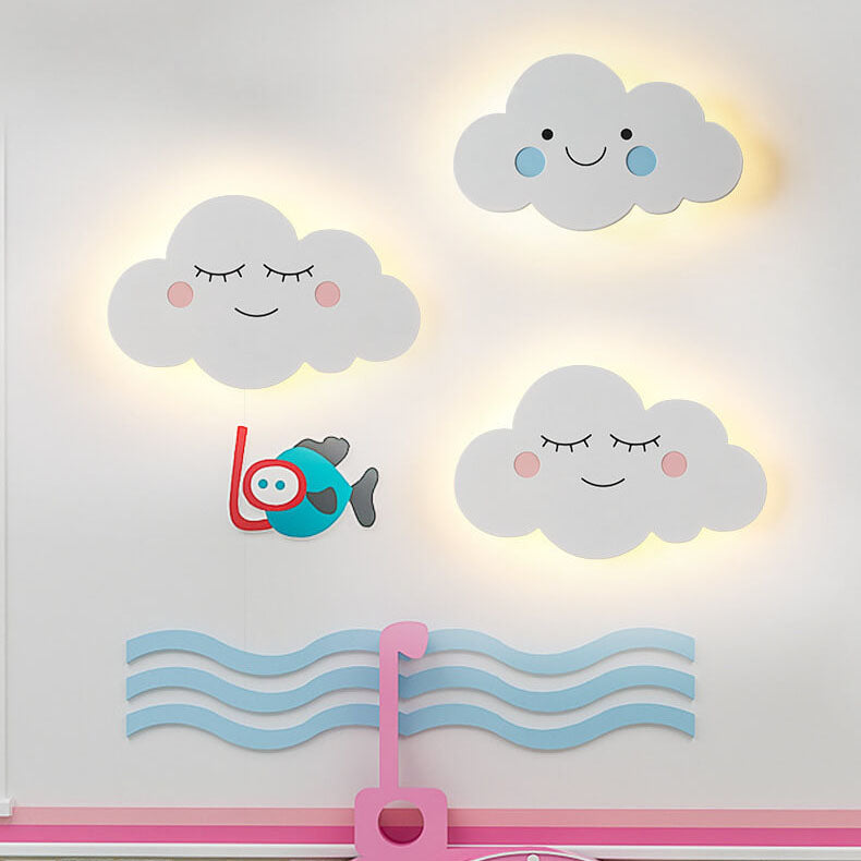 CloudLite Kreatives Emoji LED Kinder-Wandlicht | Verstellbare Lichtfarbe | Dekorative Beleuchtung