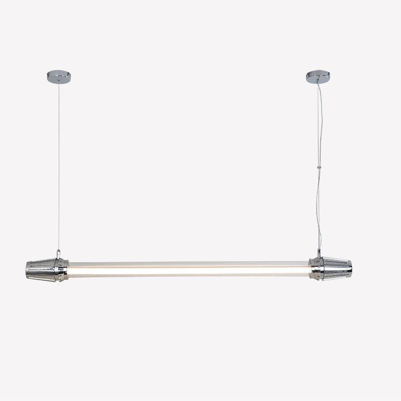 IllustraLine Industrial LED Hängeleuchte | Aluminium-Acryl Design | Esszimmerlampe | Warmweiß & Neutralweiß | Modern & Stilvoll