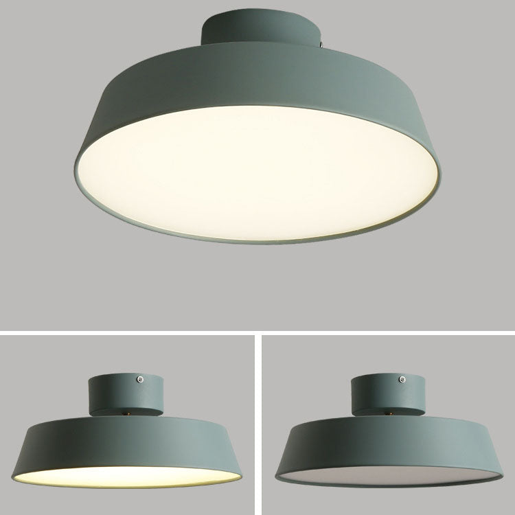 AuraDisk Nordic LED Deckenleuchte | Minimalistisches Runddesign | Aluminium | Flush Mount