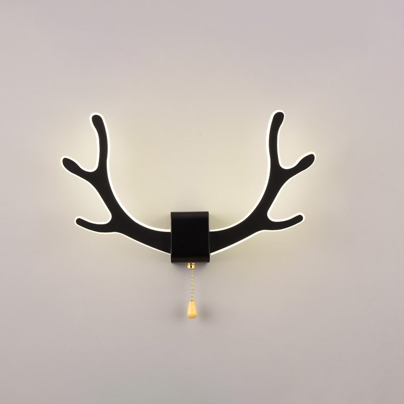 LumiAntler LED Wandleuchte | Nordisches Geweihdesign | Modernes Acryl | Warmes & Kaltes Licht | Kreative Wandlampe
