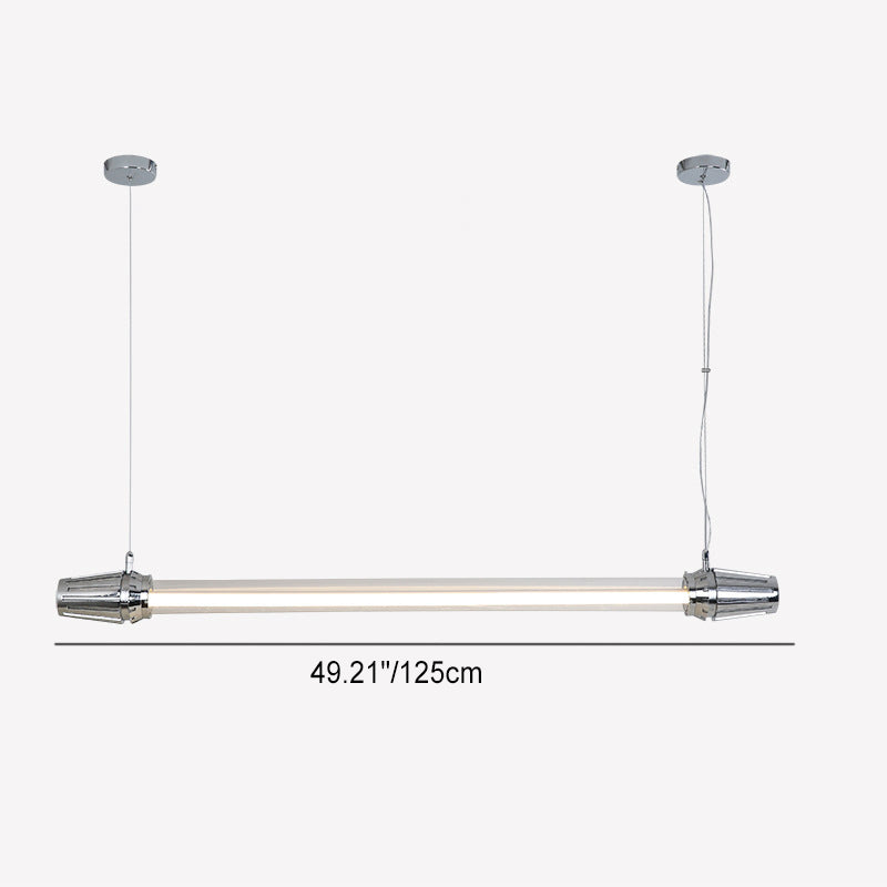 IllustraLine Industrial LED Hängeleuchte | Aluminium-Acryl Design | Esszimmerlampe | Warmweiß & Neutralweiß | Modern & Stilvoll