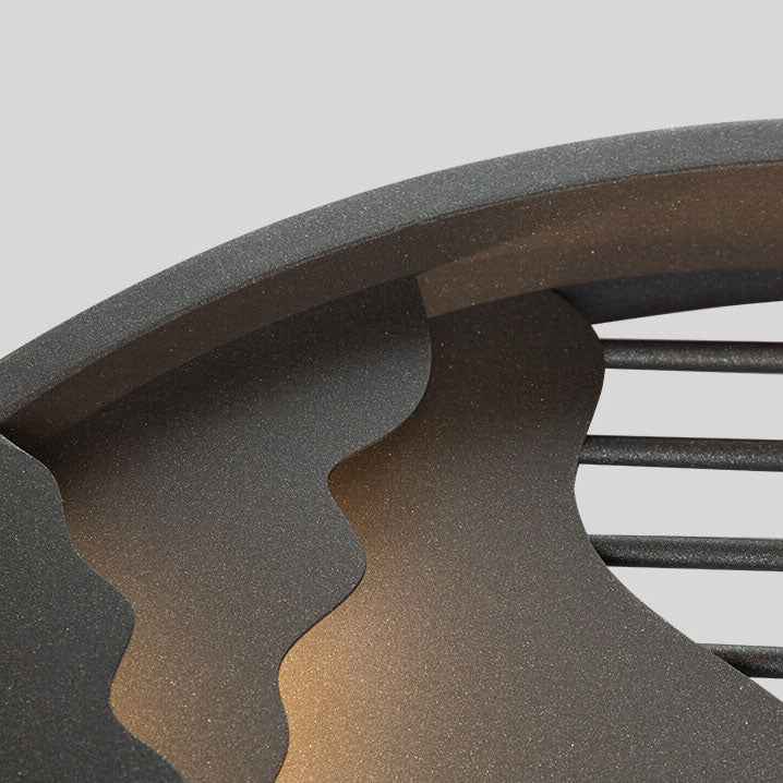 LumeVista LED Outdoor-Wandleuchte | Edelstahl & Berg-Design | Wasserdicht | Warmweiß | Moderne Beleuchtung für Außenbereiche