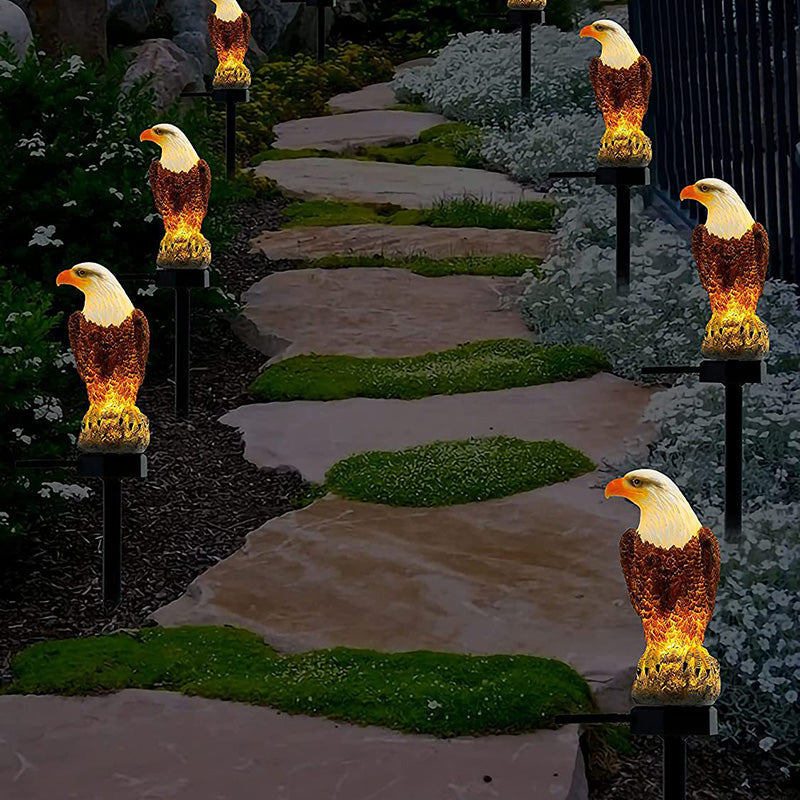 SolarWild Lumina Gartenleuchte | Solarbetriebene Tier- und Haus-Deko | Warmweiß | Wetterfest