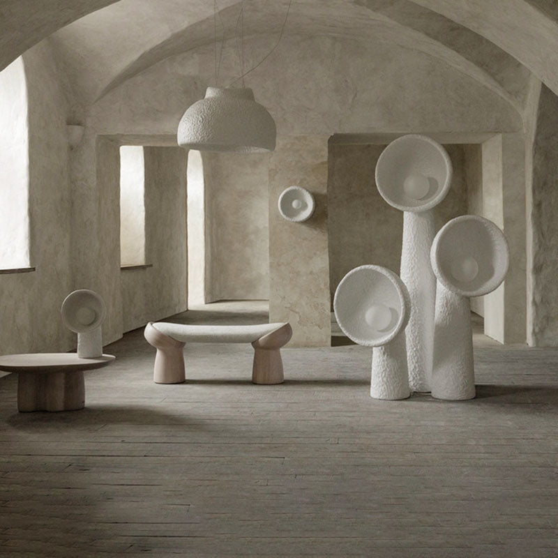 ZenBowl Japanische Wandleuchte | Runde Harz- & Glas-Design | 1-flammig | Traditioneller Stil für Wohnzimmer