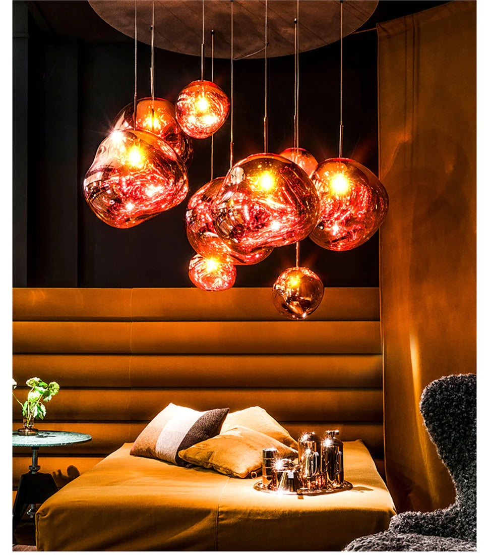 LumiPendant LED-Hängelampe | Modernes Design | Küche & Esszimmer | Pendelleuchte Rosegold | Energieeffizient
