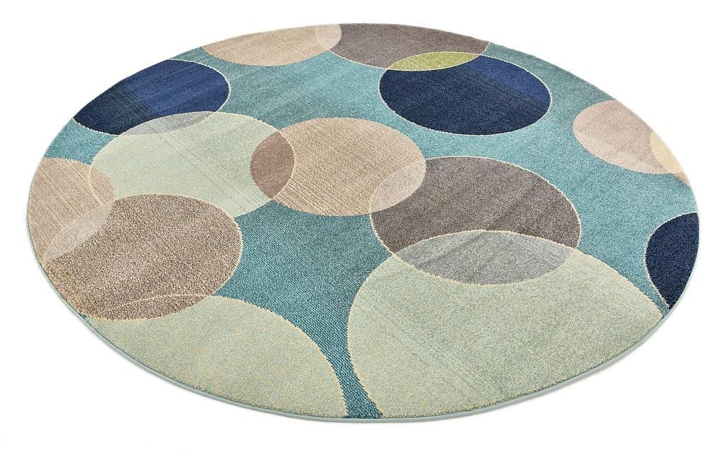 CircleLuxe Moderner Teppich für Wohnräume | Runde & Rechteckige Formen | Elegantes Design