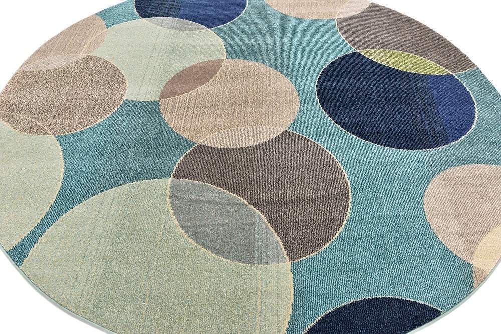 CircleLuxe Moderner Teppich für Wohnräume | Runde & Rechteckige Formen | Elegantes Design