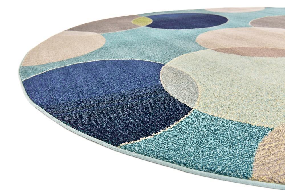 CircleLuxe Moderner Teppich für Wohnräume | Runde & Rechteckige Formen | Elegantes Design