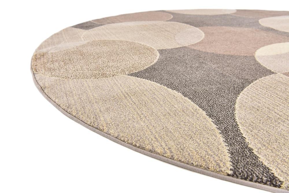 CircleLuxe Moderner Teppich für Wohnräume | Runde & Rechteckige Formen | Elegantes Design