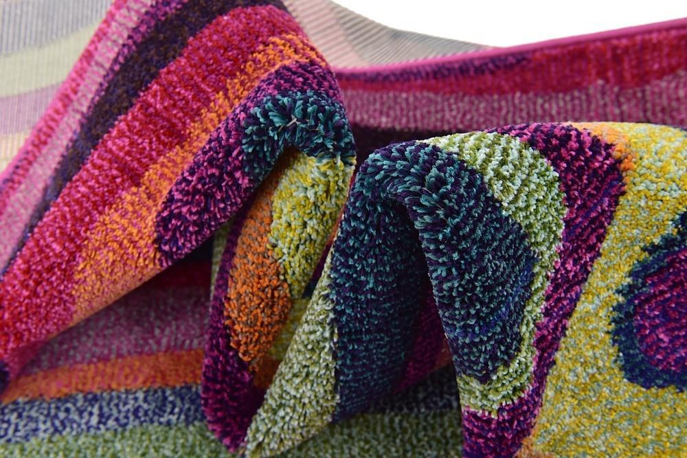 VividAura Moderner Teppich | Multicolor Design | Strapazierfähig & Stilvoll | Perfekt für jeden Raum